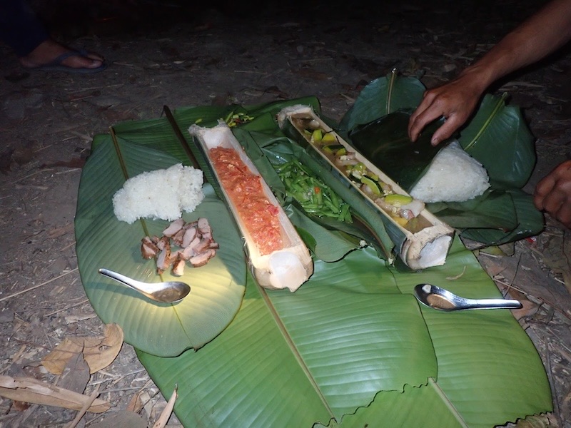 キャンプディナー