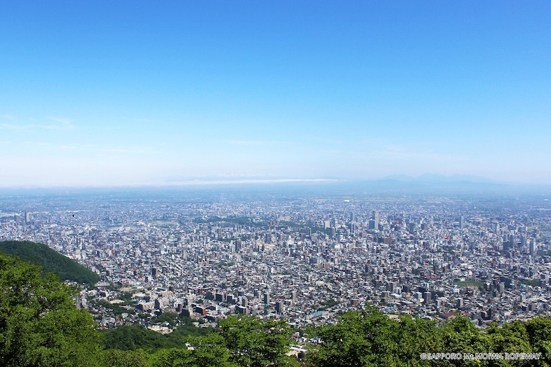 藻岩山からの景色