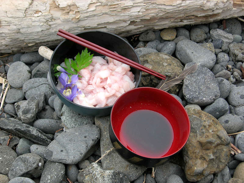 浜自炊 クロガシラの刺し身