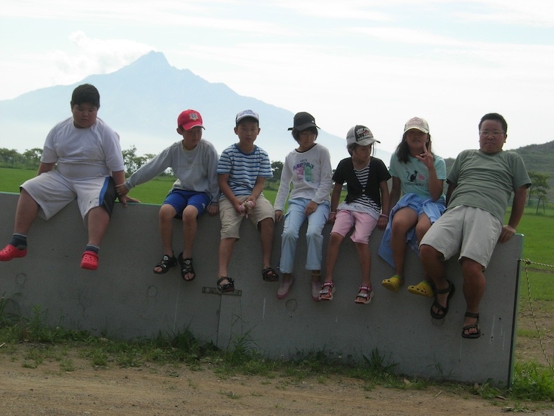 礼文島子どもキャンプ 利尻山 礼文島子どもキャンプ 利尻山