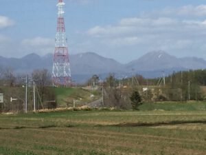 東大雪を遠望 とかち清水町字美蔓