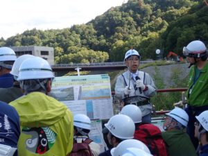 新桂沢ダム見学会 北海道開発局 三笠市